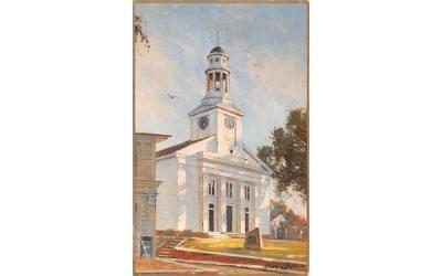 First Congregational Church Rockport, Massachusetts Postcard