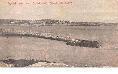 Greetings from Rockport Massachusetts Postcard