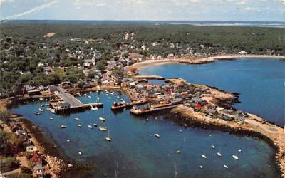 Air View of Bearskin Neck Rockport, Massachusetts Postcard