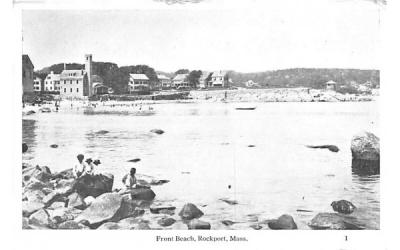 Front Beach Rockport, Massachusetts Postcard