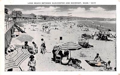 Long Beach  Rockport, Massachusetts Postcard