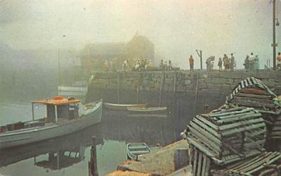 Fog Bound Rockport, Massachusetts Postcard