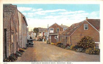 Portion of Bearskin Neck Rockport, Massachusetts Postcard