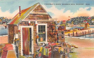 Fisherman's Shack Rockport, Massachusetts Postcard