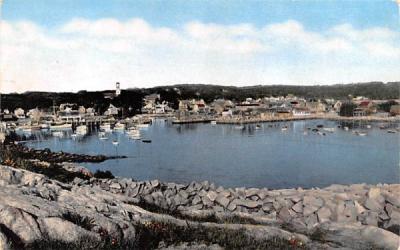 Rockport Harbor Massachusetts Postcard