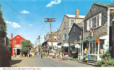 Bearskin Neck Rockport, Massachusetts Postcard