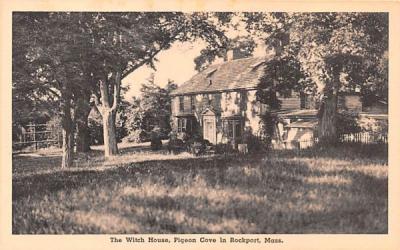 The Witch House in Winter Rockport, Massachusetts Postcard