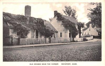 Old Houses  Rockport, Massachusetts Postcard