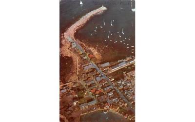 Gull's Eye View of Bearskin Neck Rockport, Massachusetts Postcard