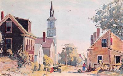Cleaves Street Rockport, Massachusetts Postcard