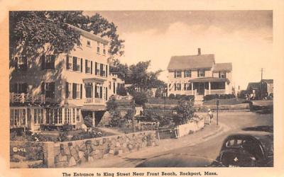 The Entrance to King Street Rockport, Massachusetts Postcard