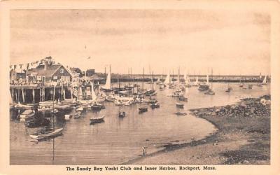The Sandy Bar Yacht Club Rockport, Massachusetts Postcard