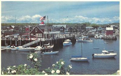 Sandy Bay Yacht Club Rockport, Massachusetts Postcard