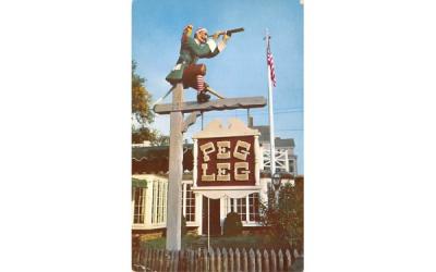 Peg Leg Rockport, Massachusetts Postcard
