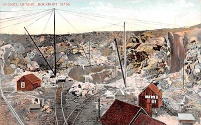 Granite Quarry Rockport, Massachusetts Postcard