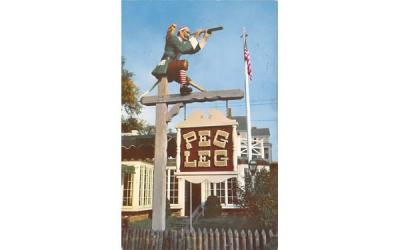 Peg Leg Restaurant Rockport, Massachusetts Postcard