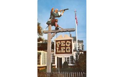 Peg Leg Restaurant Rockport, Massachusetts Postcard