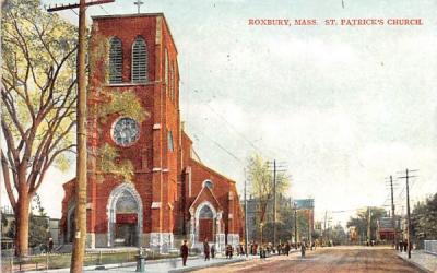 St. Patrick's Church Roxbury, Massachusetts Postcard