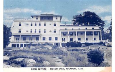 Hotel Edward Rockport, Massachusetts Postcard
