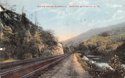 Boston & Albany R. R. Russell, Massachusetts Postcard