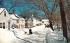 Rockport in winter Massachusetts Postcard