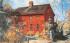 The Little Red House on Mill Lane Rockport, Massachusetts Postcard