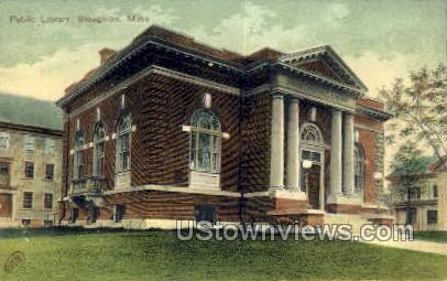 Public Library - Stoughton, Massachusetts MA Postcard