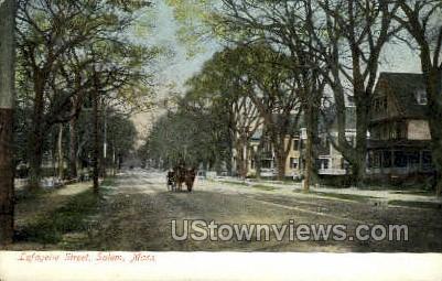 Lafayette St. - Salem, Massachusetts MA Postcard
