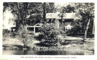 Wayside Inn Trade School - South Sudbury, Massachusetts MA Postcard