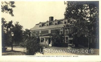 Longfellow's Wayside Inn - South Sudbury, Massachusetts MA Postcard