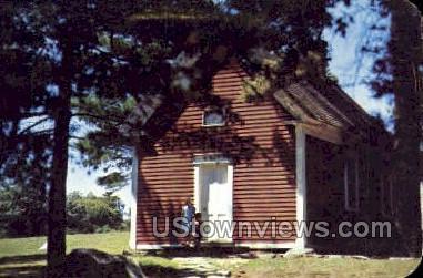 Little Red School House - South Sudbury, Massachusetts MA Postcard