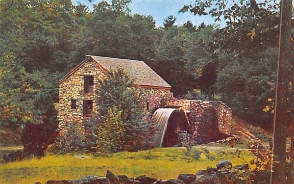 Wayside Inn Grist Mill South Sudbury, Massachusetts Postcard