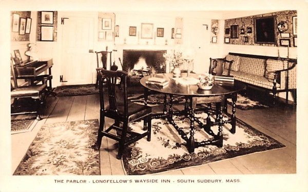 The Parlor South Sudbury, Massachusetts Postcard