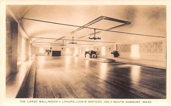 The Large Ball-Room South Sudbury, Massachusetts Postcard
