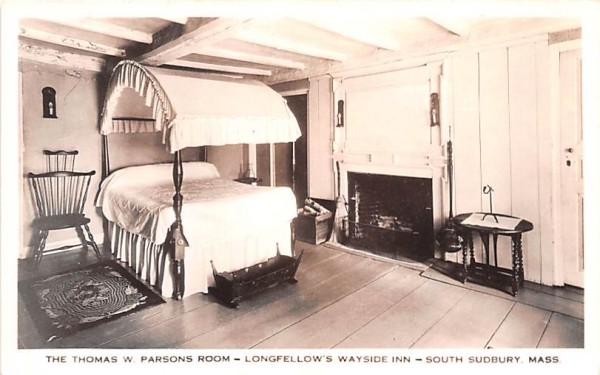 The Thomas W. Parsons Room South Sudbury, Massachusetts Postcard