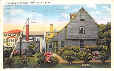 Old John Ward House Salem, Massachusetts Postcard