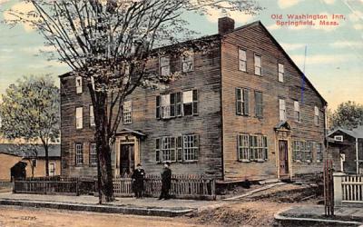 Old Washington Inn Springfield, Massachusetts Postcard