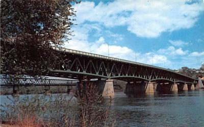 New South End Bridge Springfield, Massachusetts Postcard