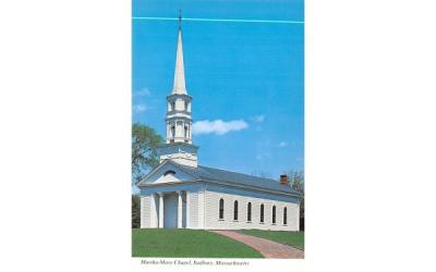 Martha-Mary Chapel Sudbury, Massachusetts Postcard