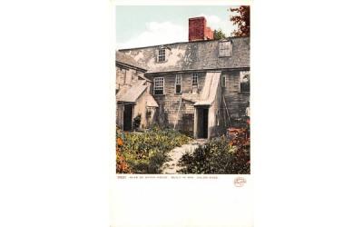 Rear of Witch House Salem, Massachusetts Postcard