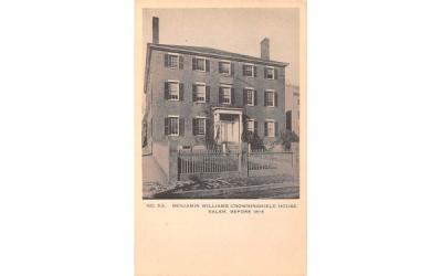 Benjamin Williams Crowninshield House Salem, Massachusetts Postcard