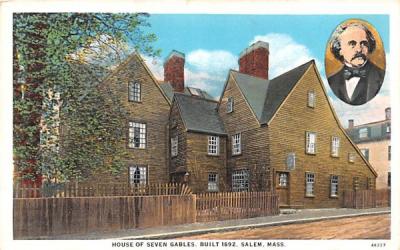 House of Seven Gables Salem, Massachusetts Postcard