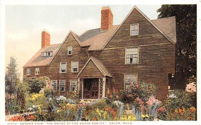 Garden View Salem, Massachusetts Postcard