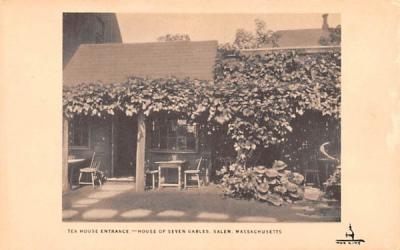 Tea House Entrance Salem, Massachusetts Postcard