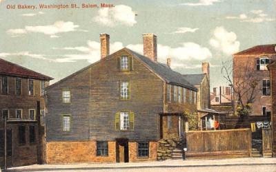 Old Bakery Salem, Massachusetts Postcard
