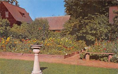 Flower Gardens Salem, Massachusetts Postcard