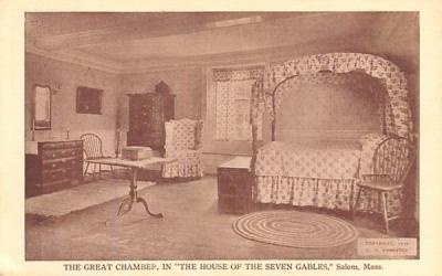 The Great Chambers Salem, Massachusetts Postcard