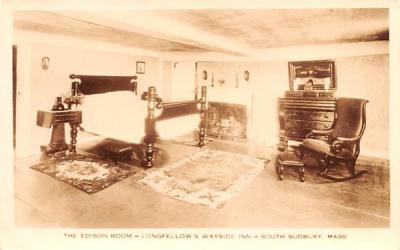 The Edison Room South Sudbury, Massachusetts Postcard