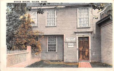 Witch House Salem, Massachusetts Postcard