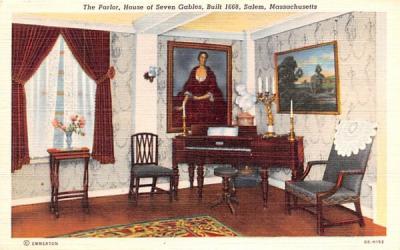 The Parlor Salem, Massachusetts Postcard